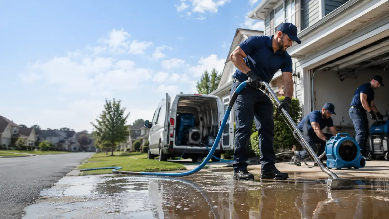 Flood Damage Restoration in Pointe Aux Pins, MI